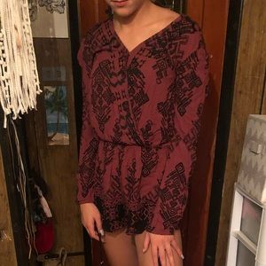 pacsun romper tribal
